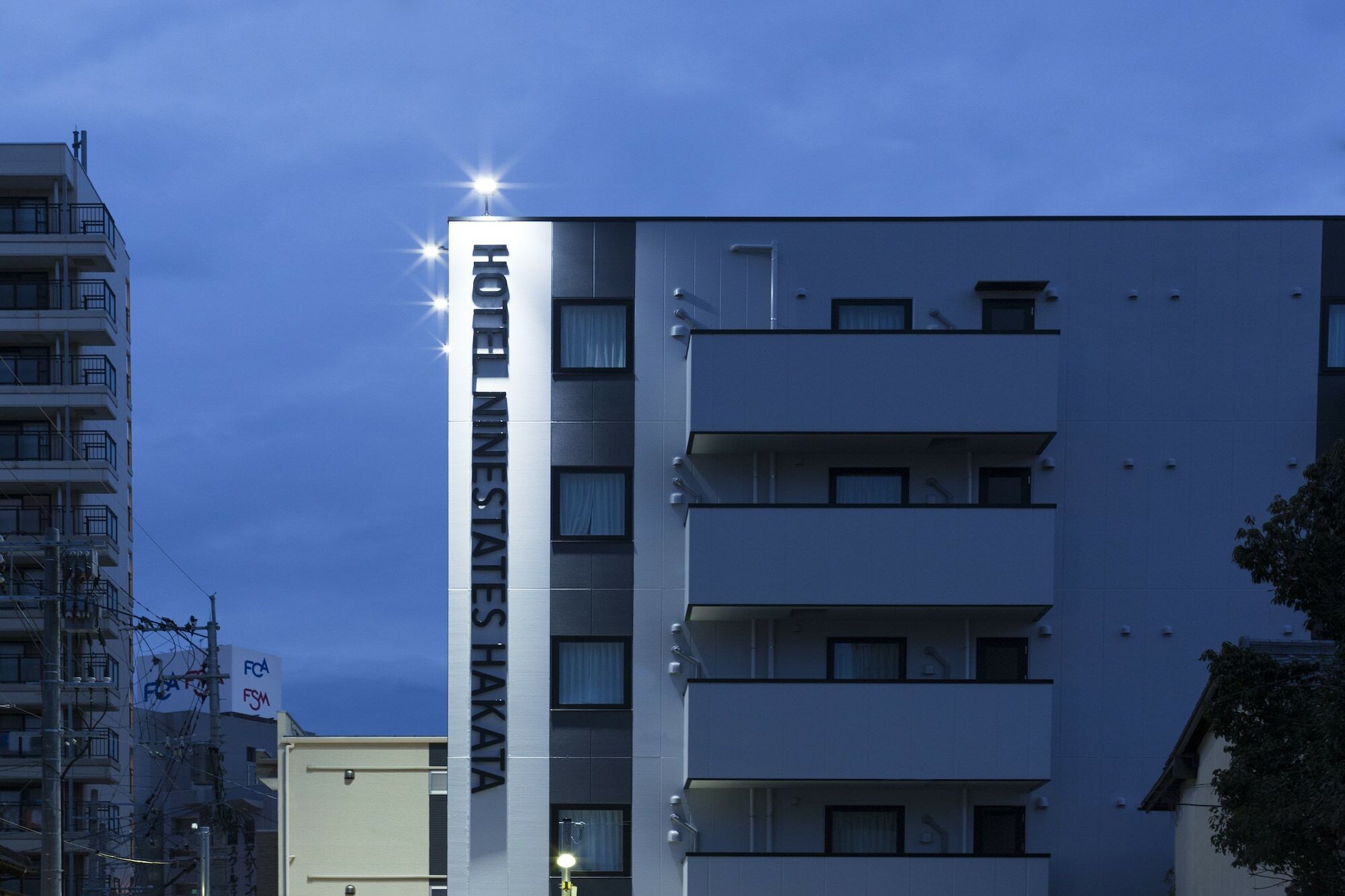 Hotel Ninestates Hakata Fukuoka  Esterno foto